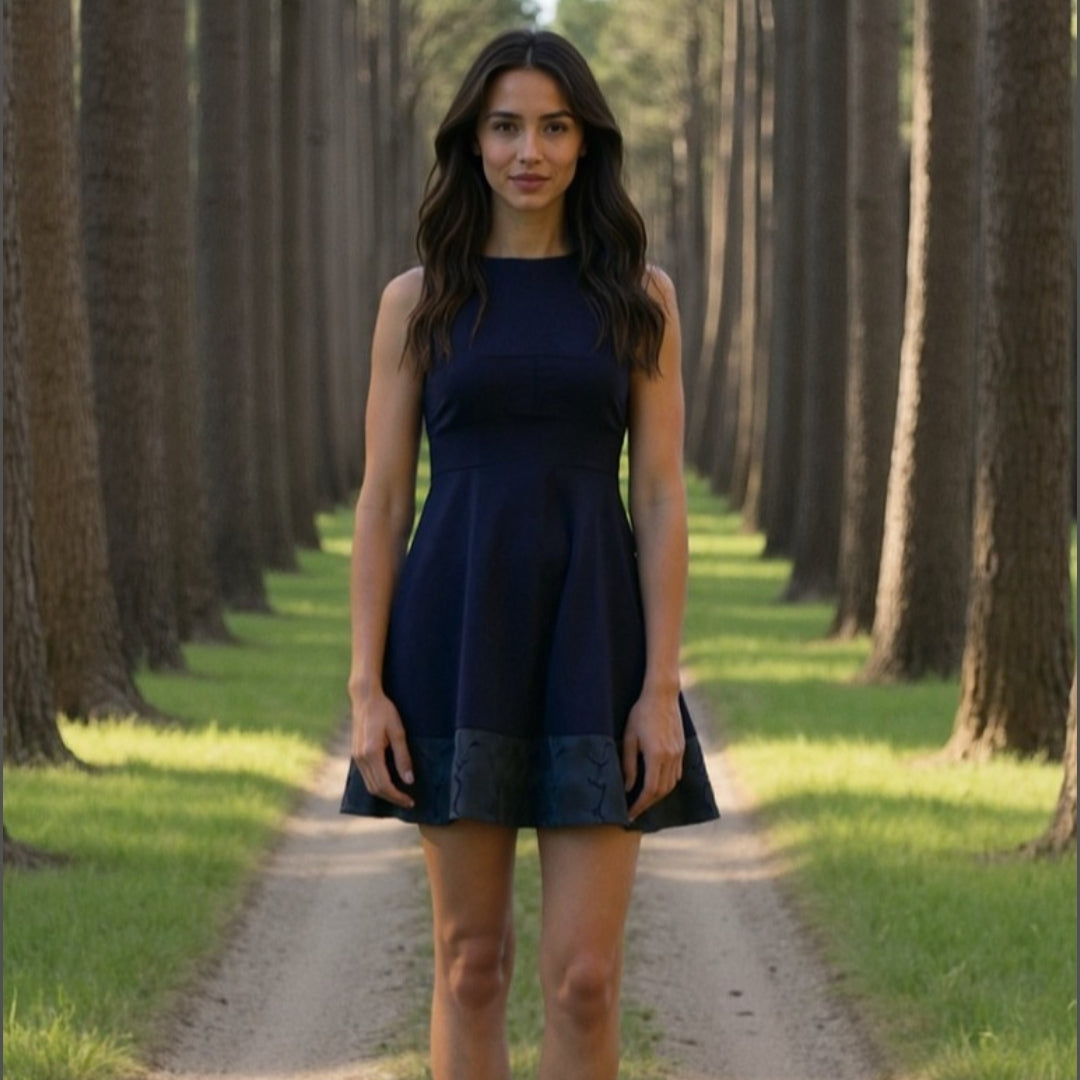 Kleid Dunkelblau